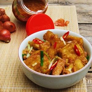 Cách làm đậu hũ kho tương cay