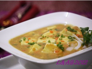 Đậu hũ nấu Curry