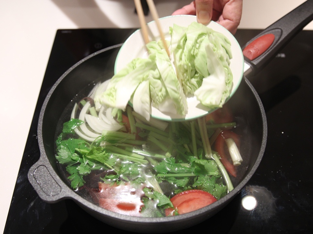 Đậu hũ nấu đậu bắp, củ từ cho ngày hè nóng nực