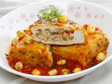 Đậu hũ nhồi hạt sen