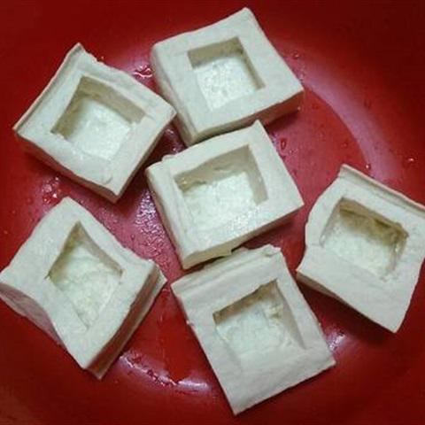 Cách làm đậu hũ nhồi nấm chiên giòn