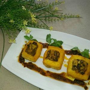 Cách làm đậu hũ nhồi nấm chiên giòn