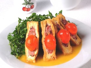 Đậu hũ nhồi thịt chiên