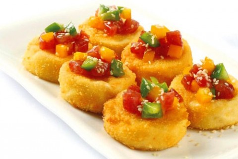 Đậu hũ non chiên giòn