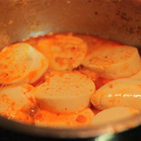 Cách làm đậu hũ non om tôm