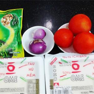 Cách làm đậu hũ non sốt cà