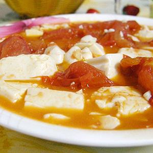 Cách làm đậu hũ non sốt cà chua