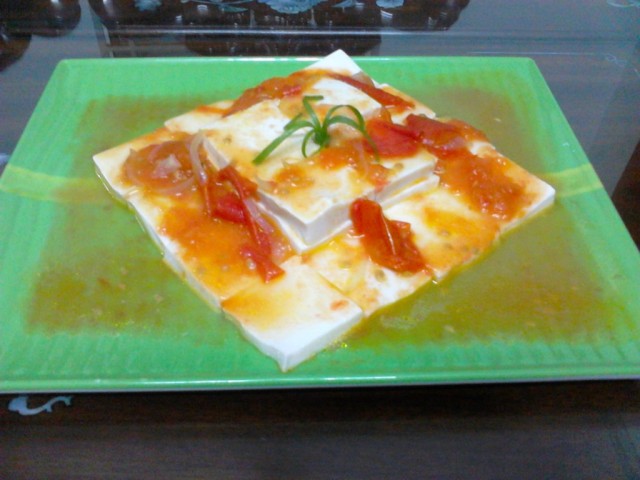 Đậu hũ non sốt cà chua