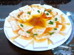 Đậu hũ non sốt cà chua