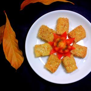 Cách làm đậu hũ non tẩm mè chiên