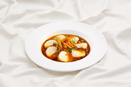 Đậu hủ non xốt cay