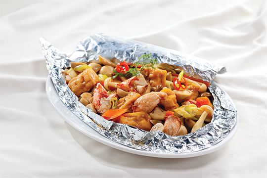 Đậu hũ nướng giấy bạc