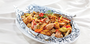 Đậu hũ nướng giấy bạc