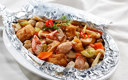 Đậu hũ nướng giấy bạc