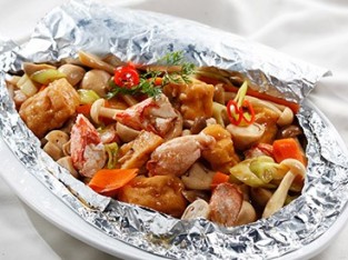 Đậu hũ nướng giấy bạc