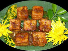 Đậu hũ om chiên giòn