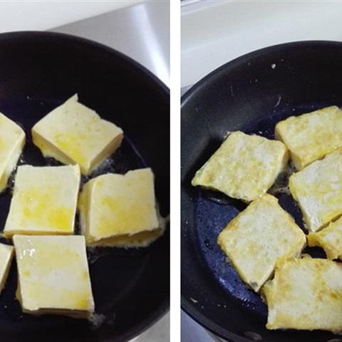 Cách làm đậu hũ om trứng