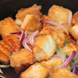 Cách làm đậu hũ rang muối