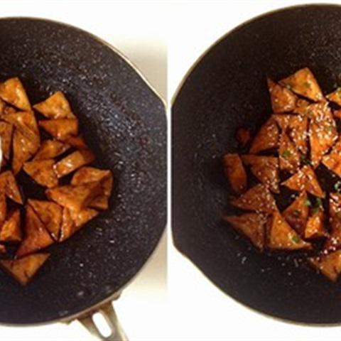 Cách làm đậu hũ rim ngũ vị