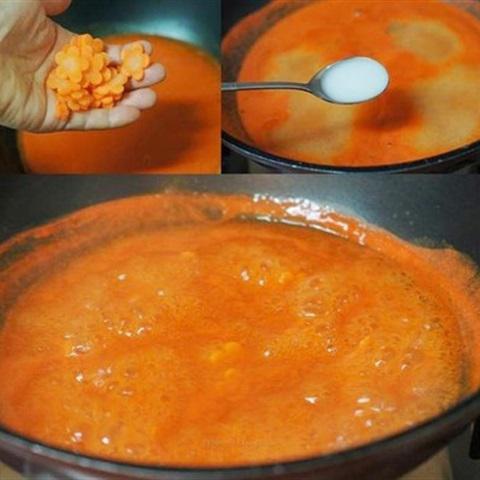 Cách làm đậu hũ sốt cà rốt