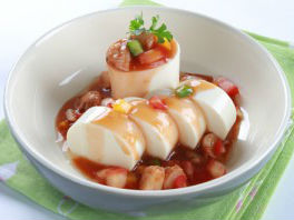 Đậu hũ sốt hải sản