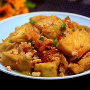 Cách làm đậu hũ sốt thịt băm