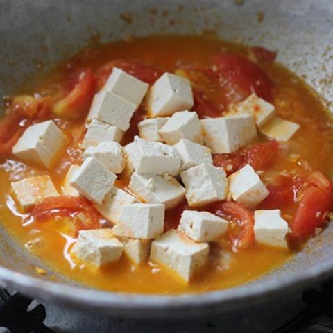 Cách làm đậu hũ sốt trứng cà