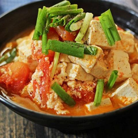 Cách làm đậu hũ sốt trứng cà