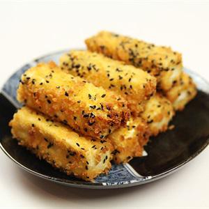 Cách làm đậu hũ tẩm mè chiên