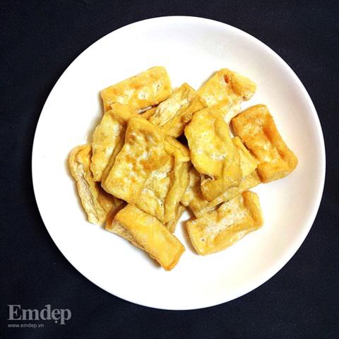 Cách làm đậu hũ xào giá