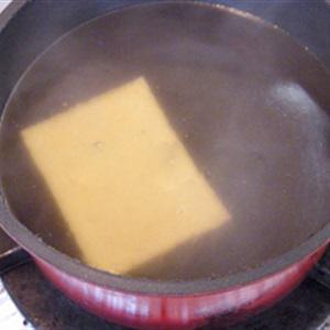 Cách làm đậu hũ xào kim chi