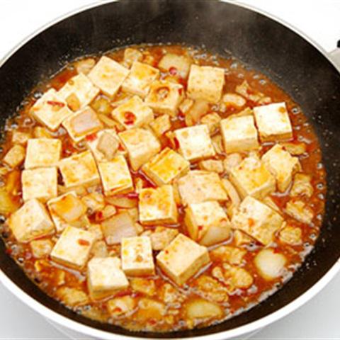 Cách làm đậu hũ xào thịt