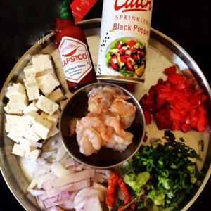 Cách làm đậu hũ xào tôm