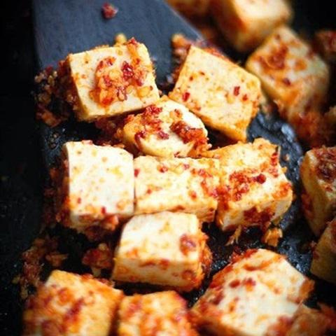 Cách làm đậu hũ xóc mè