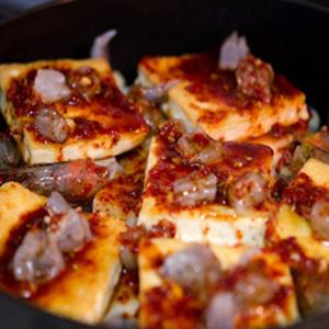 Cách làm đậu kho củ cải và tôm