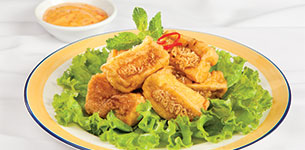 Đậu mơ kẹp phô mai chiên