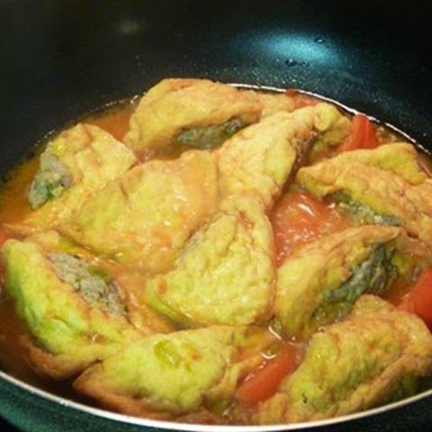 Cách làm đậu nhồi thịt sốt cà chua