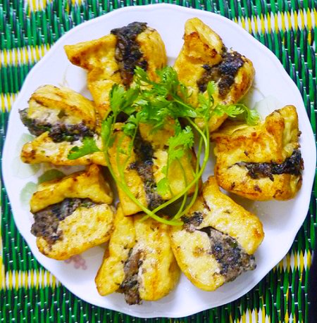 Đậu phụ nhồi thịt rong biển