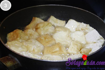 Đậu phụ rán sả ớt mới lạ