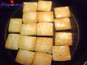 Đậu phụ sốt thịt bằm-món ngon cho mọi nhà