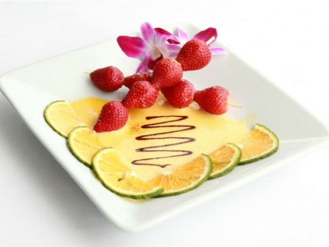 Dâu tây sốt sabayon