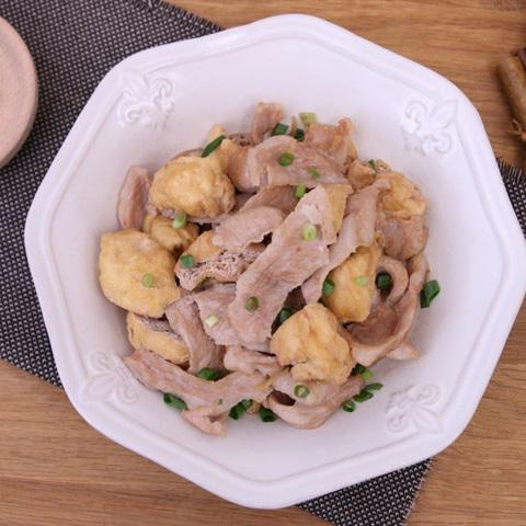 Cách làm đậu thịt xào mắm tôm