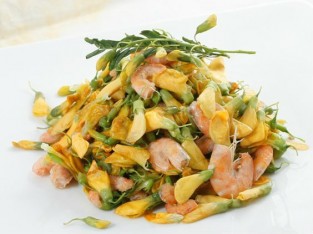 Điên điển xào tép