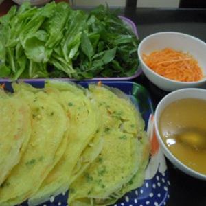 Cách đỗ bánh xèo béo giòn