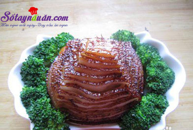 Độc đáo với thịt sốt hình kim tự tháp – món ngon Hàng Châu