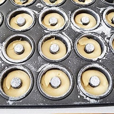 Cách làm donut đậu phộng