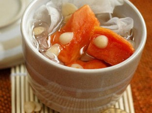 Đu đủ hầm nấm tuyết