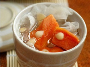 Đu đủ hầm nấm tuyết