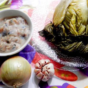 Cách làm dưa cải chua xào nghêu