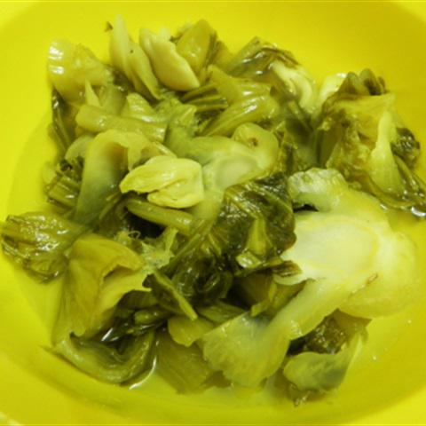 Cách làm dưa cải xào bao tử cá